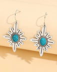 Kahlani Flower Shape Hook Earrings