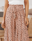 Analia Leg Dalmatian Palazzo Pants
