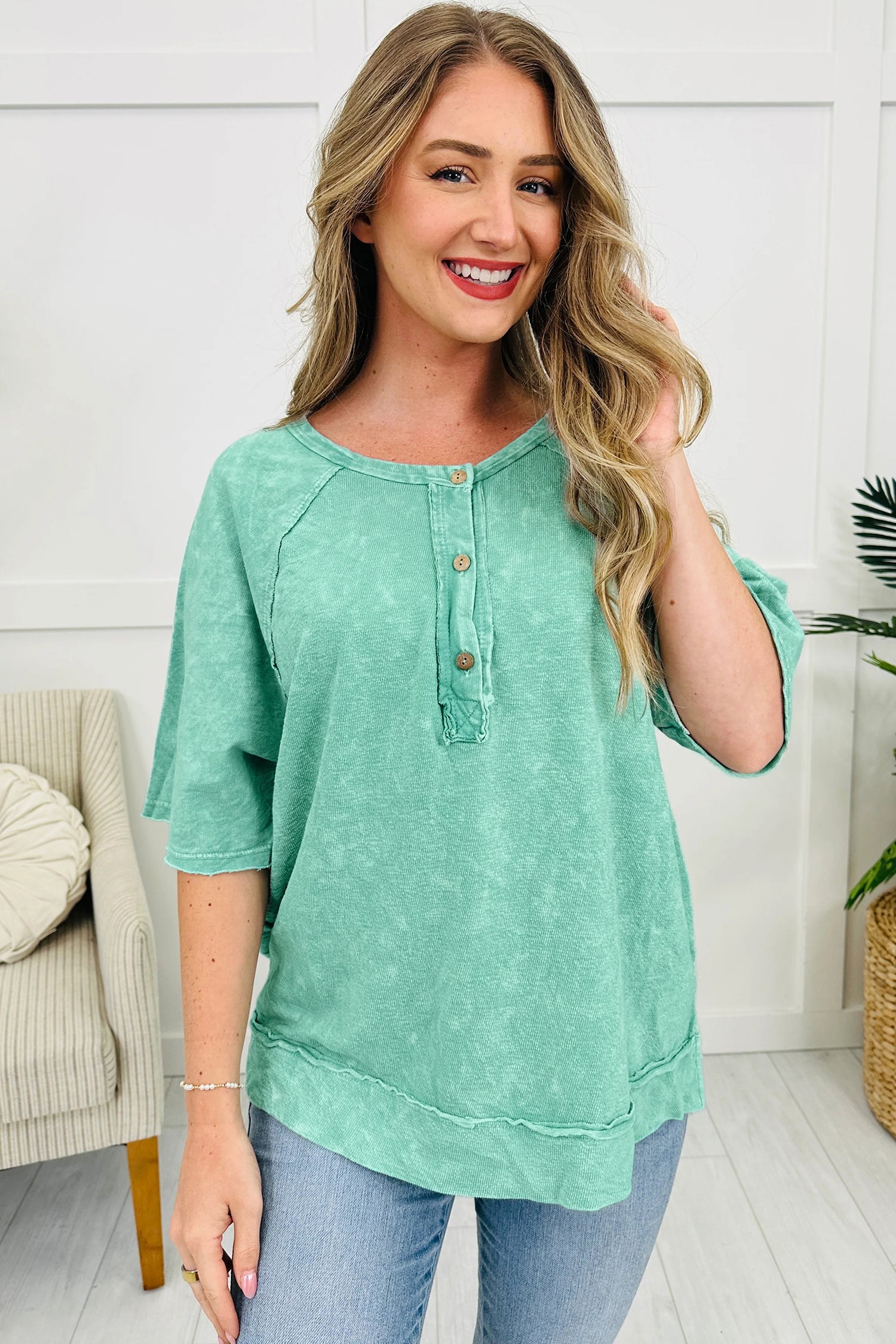 Julie Mineral Wash T Shirt