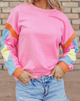 Veronica Colorblock French Terry Top