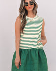 Dorothy Woven Ruffled Sleeveless Mini Dress