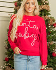 Evelyn Baby Tinsel Graphic Sweatshirt
