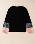 Poppy Textured Knit Drawstring Blouse