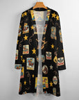 Baha Ranch Vintage Cowgirl Collage Western Lightweight Cardigan