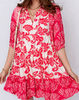 Ariel Loose Flower Mini Dress