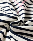 Plus Size Stripe Colorblock Patchwork Long Sleeve Sweatshirt
