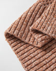 Luciana Eyelet Drop Shoulder Sweater