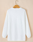 Aria Christmas Fashion Corded Sweatshirt