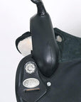 Hilason Horse Trail Pleasure Endurance Synthetic Saddle Black