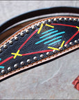 HILASON Western Horse Leather Headstall and Breast Collar Set Tan| Headstall Bridle for Horses Western | Horse Headstall Bridle | Western Headstalls Bridle for Horses