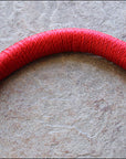 Hilason Bitless Bridle Hackamore Bosal Horsemanship Equestrian Horse Tack Red