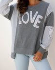 Payton Uneven Hem Chic Sweatshirt