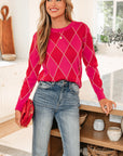 Wynter Pattern Knit Casual Sweater
