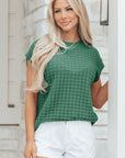 Birdie Textured Short Sleeve Sweater