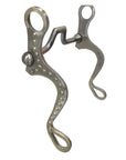 Pro Series 8" Stainless Steel Flat Shank Bit with 5" SI Square Port Mouth with Copper Inlay