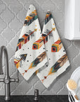 Southwestern Feathers Set of 2 Dish Towels Made in America