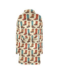 Baha Ranch Got My Boots Western Bath Robe