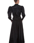 Moire Tie Back Blouse - 738809