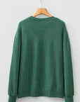 Ximena Letter Graphic Loose Long Sleeve Top