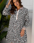 Khalani Long Sleeve Flared Dress