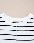 Stripe Top and Pants Set