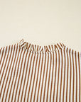 Blair Tied Cuffs Seersucker Blouse