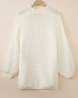 Oakley Shoulder Puff Sleeve Cardigan