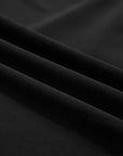 Contrast Trim V-Neck 3/4 Sleeve Mini Dress