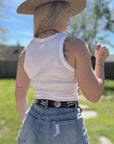 Deck of Cards Cropped Tank