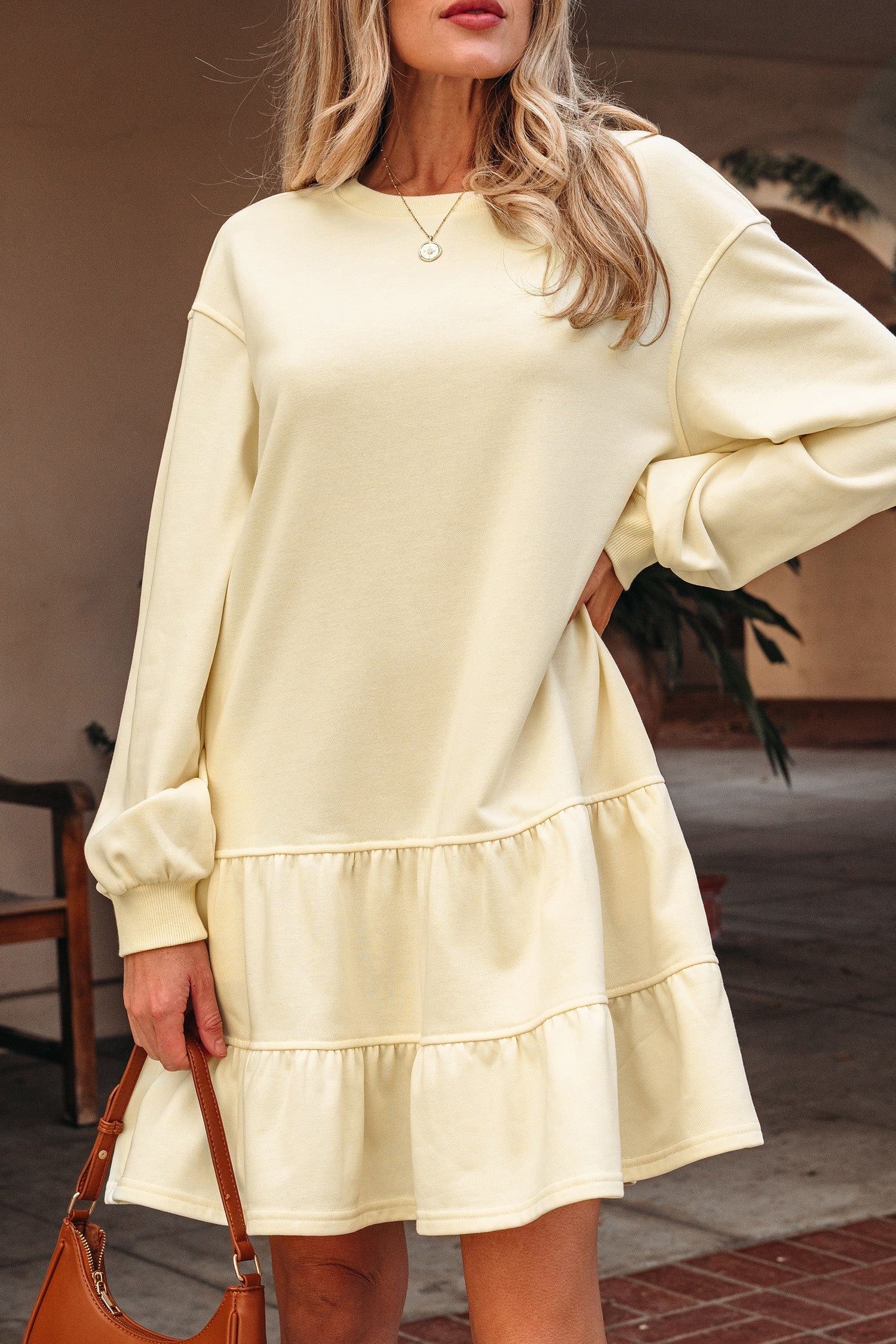 Ramona Sleeve Loose Mini Dress