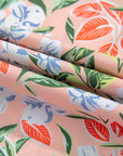 Floral Smocked Bust Bubble Sleeve Maxi Dress