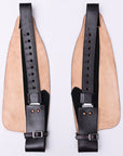 Hilason Leather Saddle Replacement Fender Pair With Hobble Straps Adult