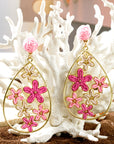 Marley Plaited Plated Waterdrop Earrings