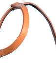Hilason Western American Leather Horse Bridle One Ear Headstall Tan