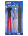 Farrier Hoof Trim Tool Kit 4 Piece