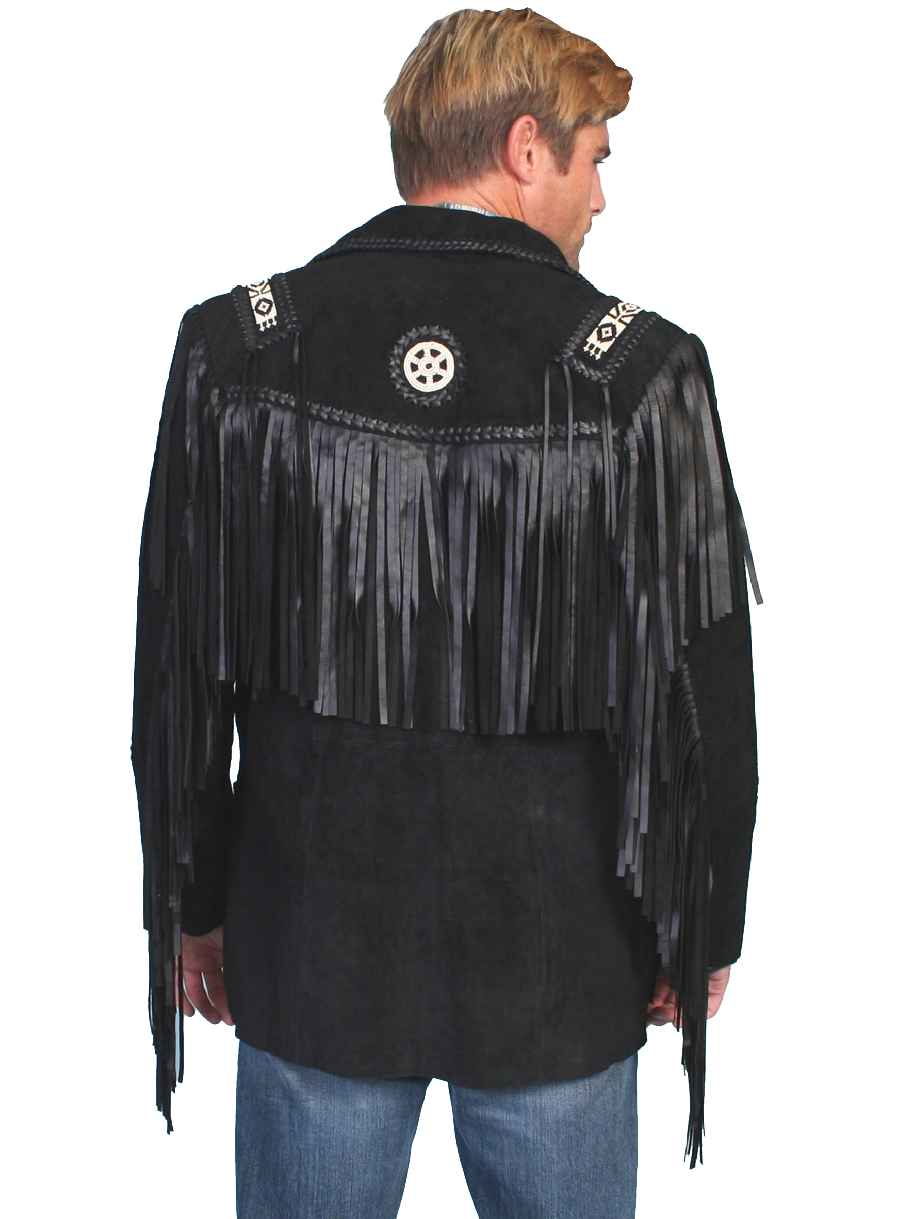 Hand Laced Bead Trim Coat - 758