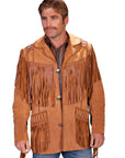 Hand Laced Bead Trim Coat - 758