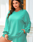Naomi Drop Shoulder Pullover PLUS Top
