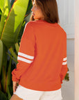 Taylor Striped Oversized Sweatshirt