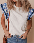 Wynter Ricrac Trim Blouse