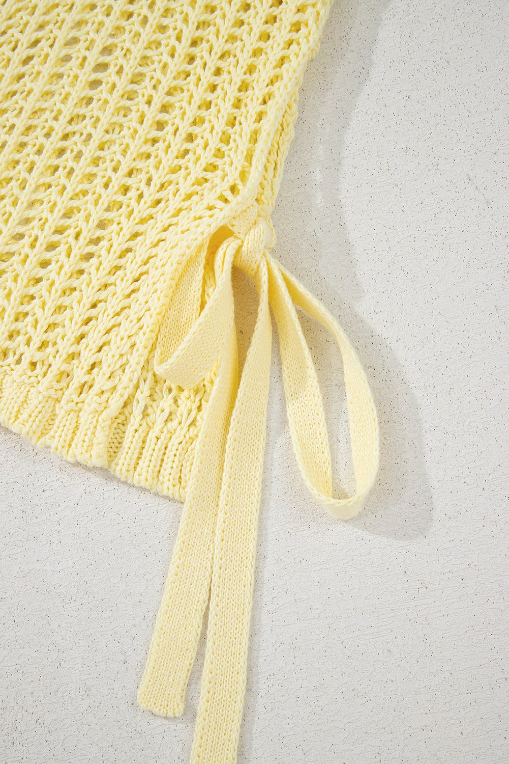Celine Tied Short Sleeve Sweater