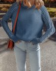 Cable Knit Long Sleeve Sweater