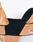 Hilason Western Horse Treeless Trail Barrel Saddle American Leather