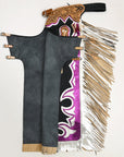 Hilason Handmade Genuine Leather Chaps Adult Handtooled Rodeo Bull Riding