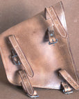 Motorcycle Bike Right Side Saddle Bag Leather Softail Rigid Hilason
