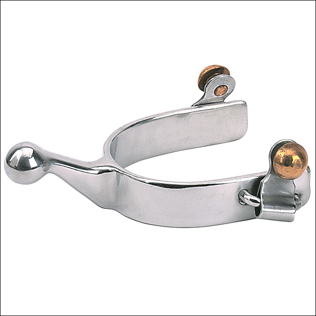 Weaver Ladies 21St Century Horse Riding Steel Spurs W/ 1"  Shank 3/4" Band