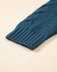 Gianna Knit Front Baggy Cardigan