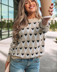Aspyn Ribbed Trim Loose Sweater