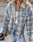 Madison Cuffs Patchwork Plaid Shirt