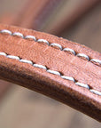 3/4 In. Hilltop Hermann Oak Leather Buckle Ends Cheeks Horse Browband Headstall